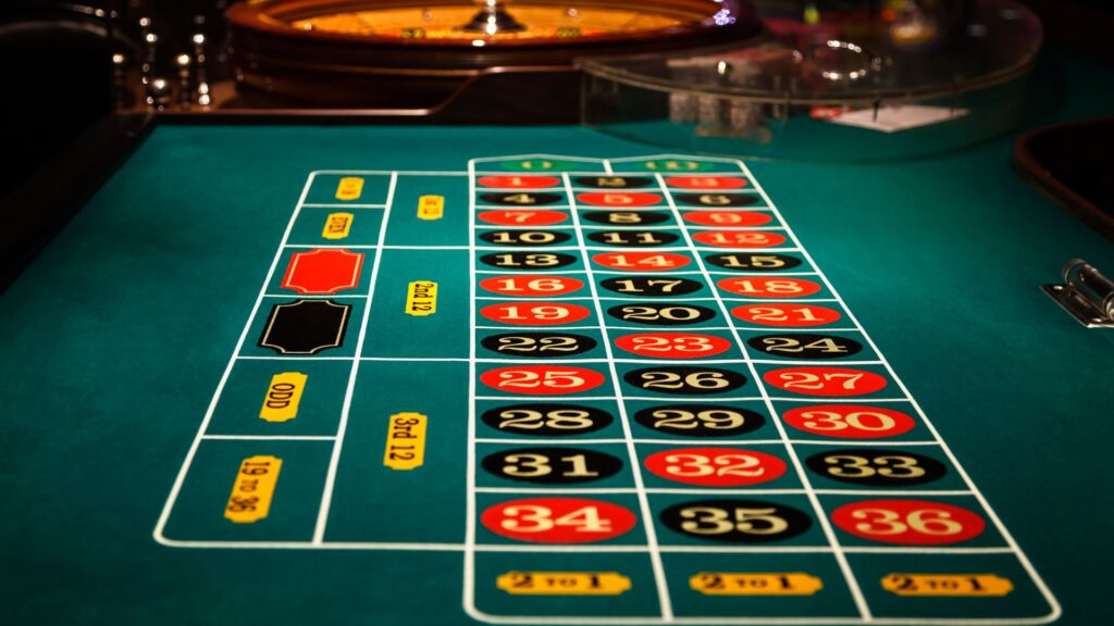 American Roulette table